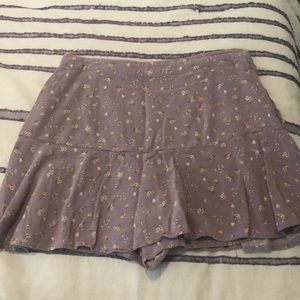 Flower Skort Holister purple